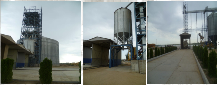 Портовый элеватор для перевалки и хранения зерновых культур объемом 33 тыс. тонн в г. Астрахань